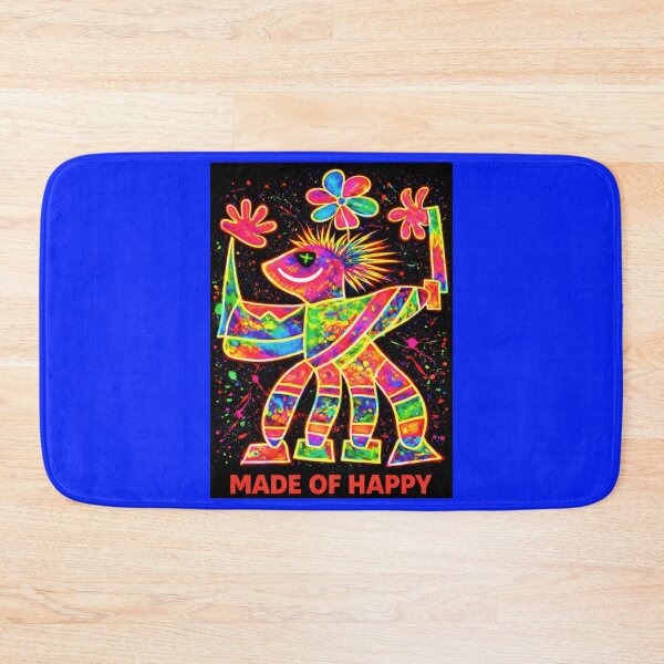 Item preview, Trippy Happy Frog Neon Psychedelic Art designed and sold by ZunZunArt.