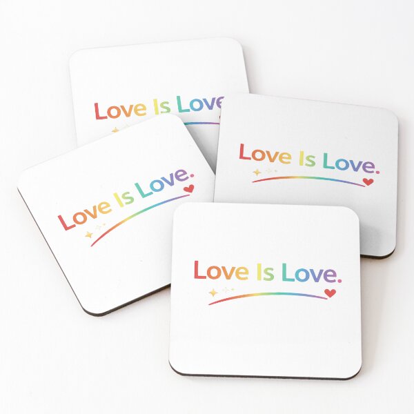 Item preview, Love Is Love Minimalist Pride Design designed and sold by Hoffmann-Shop.