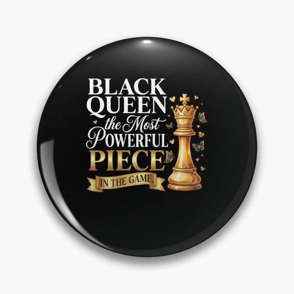 Item preview, Black Queen The Most Powerful Piece In The Game Black Woman Empowerment Chess Player designed and sold by FormalDehyena.