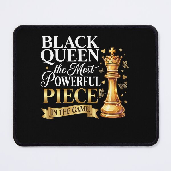 Item preview, Black Queen The Most Powerful Piece In The Game Black Woman Empowerment Chess Player designed and sold by FormalDehyena.