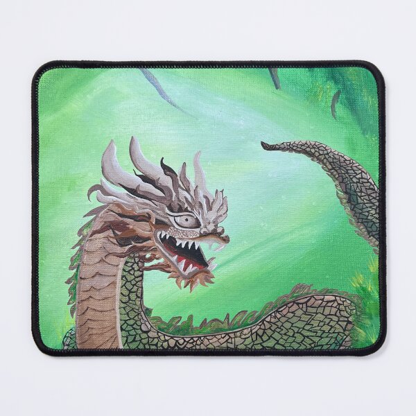 Item preview, Forest Guardian • Serpentine Dragon with Mosaic Scales designed and sold by PeridotGypsy.
