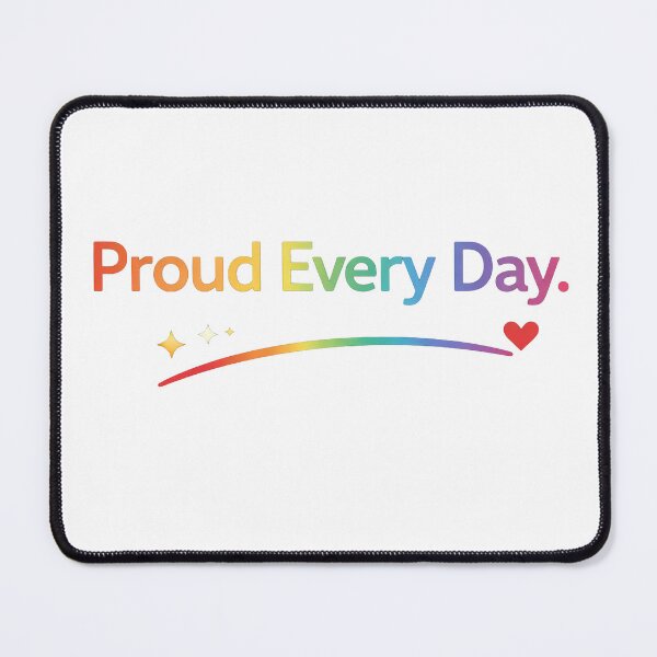 Item preview, Proud Every Day Minimalist Pride Design designed and sold by Hoffmann-Shop.