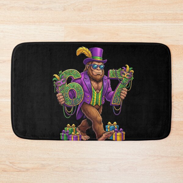 Item preview, Bigfoot Mardi Gras Six Seven Parade Celebration designed and sold by FormalDehyena.