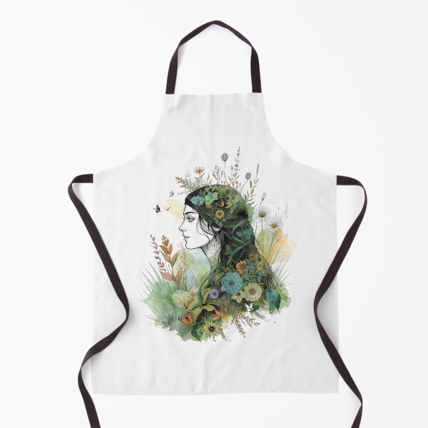 Item preview, A Beautiful Nature Goddess Surrounded by Flowers designed and sold by Soulstar Designs.