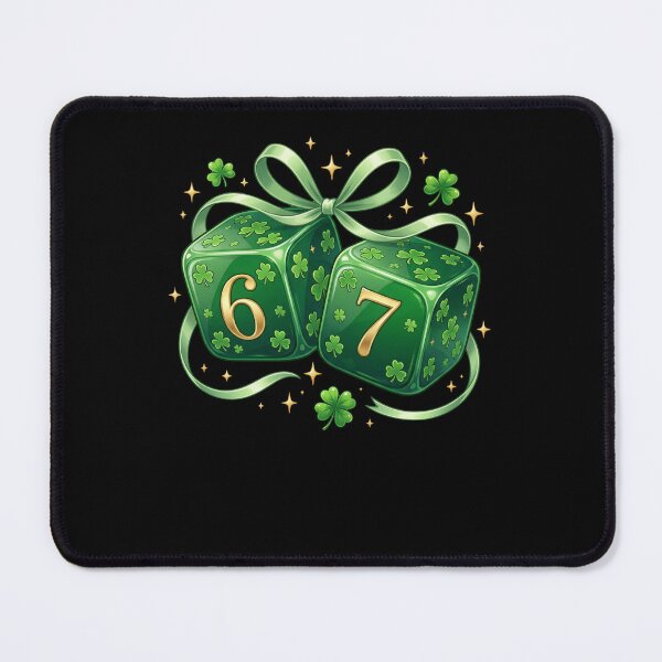 Item preview, Six Seven Lucky Dice St Patricks Day Gambling designed and sold by FormalDehyena.