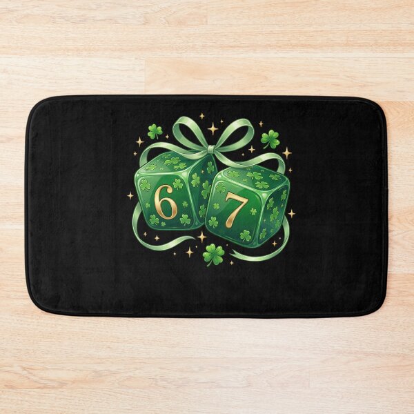 Item preview, Six Seven Lucky Dice St Patricks Day Gambling designed and sold by FormalDehyena.