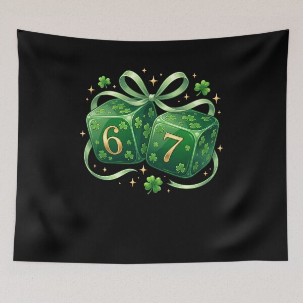 Item preview, Six Seven Lucky Dice St Patricks Day Gambling designed and sold by FormalDehyena.