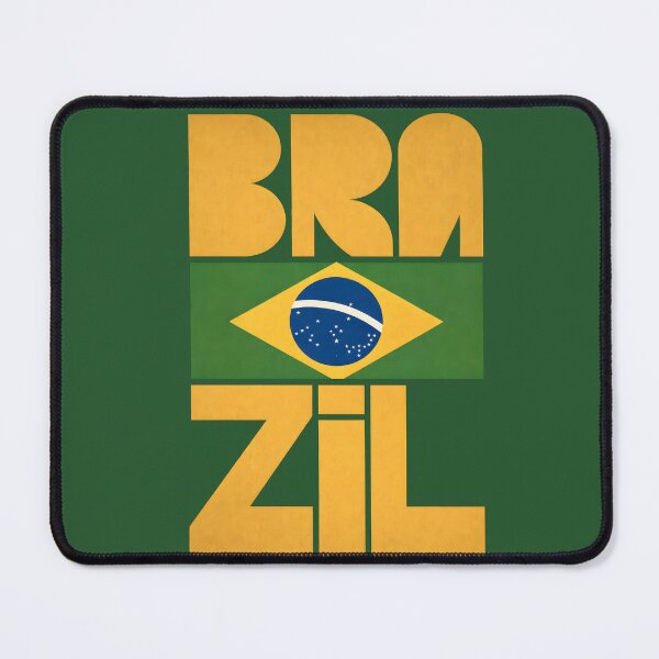 Item preview, Brazil Football Flag Typography T-Shirt designed and sold by tokyojeff.