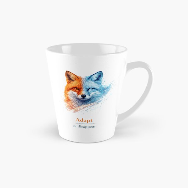 Item preview, Adapt or Disappear – Motivational Fox Design designed and sold by NAJURE.