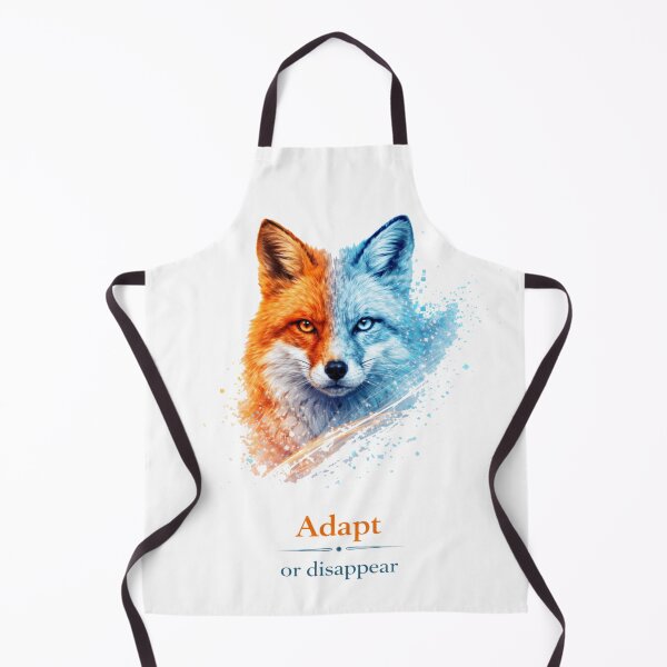Item preview, Adapt or Disappear – Motivational Fox Design designed and sold by NAJURE.