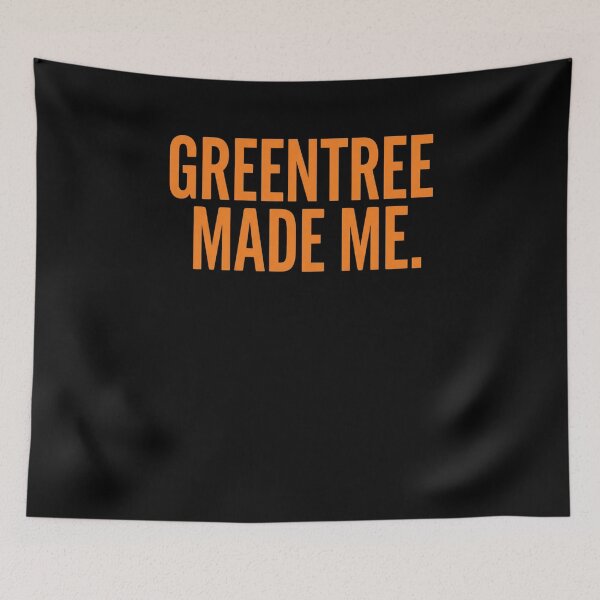 Item preview, Greentree Made Me Alumni Graduate Hometown Native designed and sold by FormalDehyena.