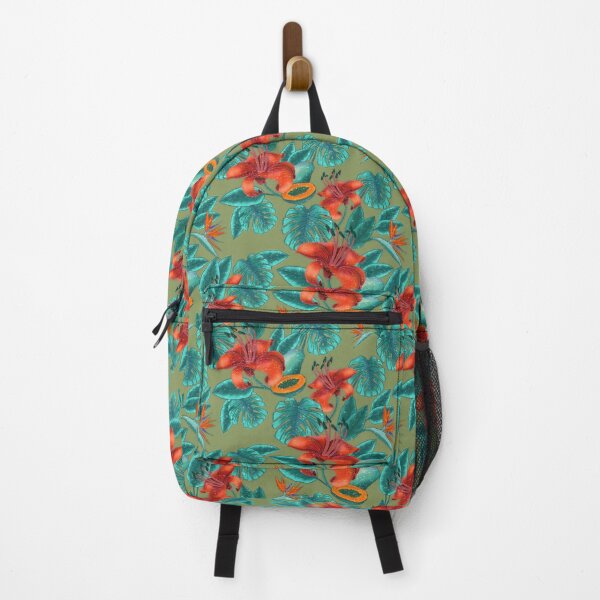 Item preview, Tropical Jungle: Amaryllis, Monstera and Exotic Mangoes designed and sold by Nekogobido.