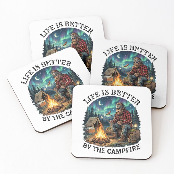 Item preview, Bigfoot - Life Is Better By The Campfire designed and sold by Roy & Tiffany.