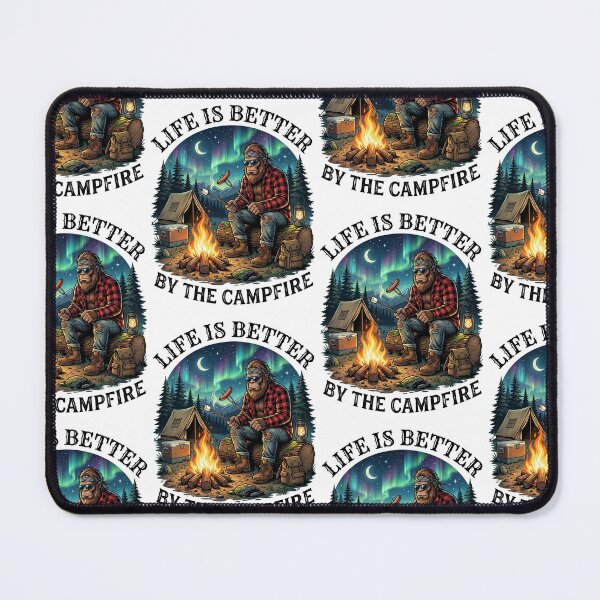 Item preview, Bigfoot - Life Is Better By The Campfire designed and sold by Roy & Tiffany.