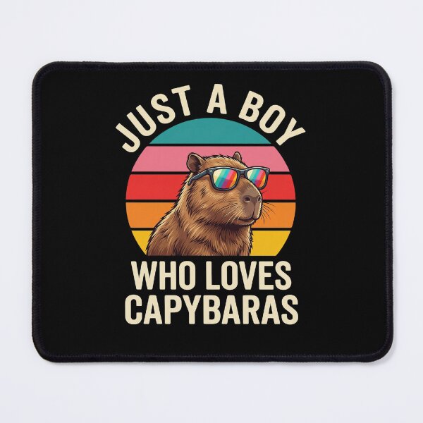 Item preview, Just A Boy Who Loves Capybaras Capybara Lover Boy Gift designed and sold by FormalDehyena.