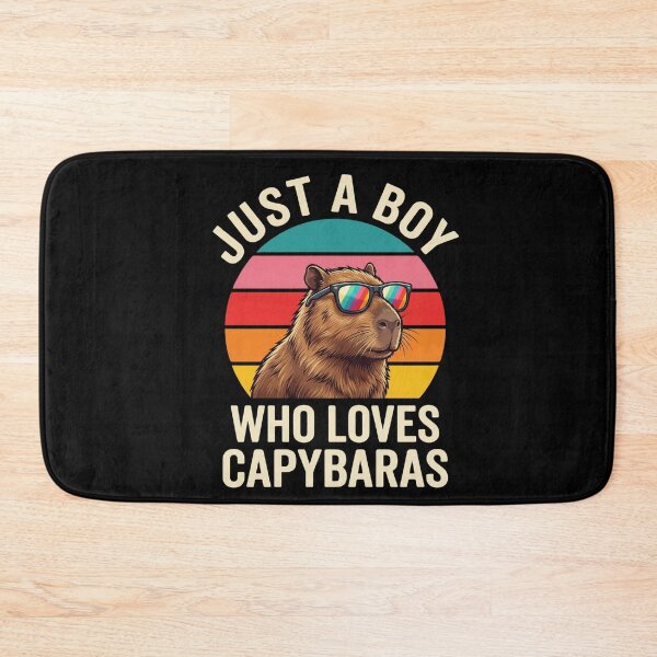 Item preview, Just A Boy Who Loves Capybaras Capybara Lover Boy Gift designed and sold by FormalDehyena.