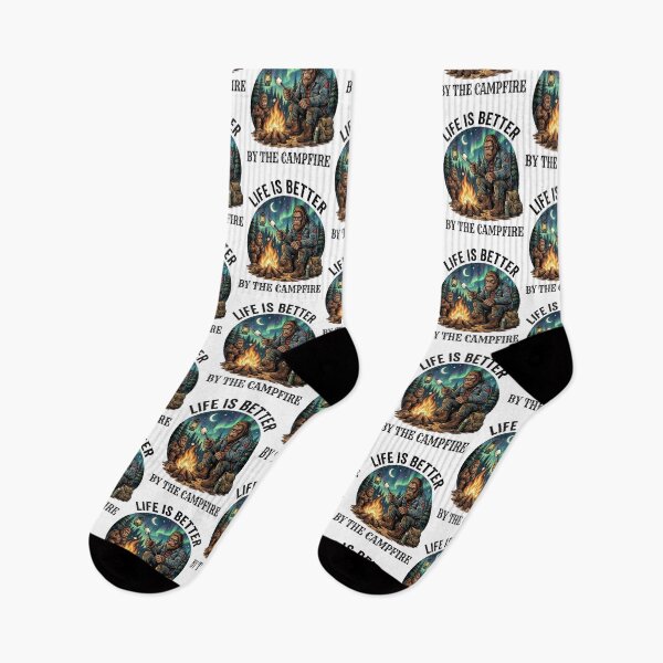 Item preview, Life Is Better By The Campfire Bigfoot designed and sold by Roy & Tiffany.