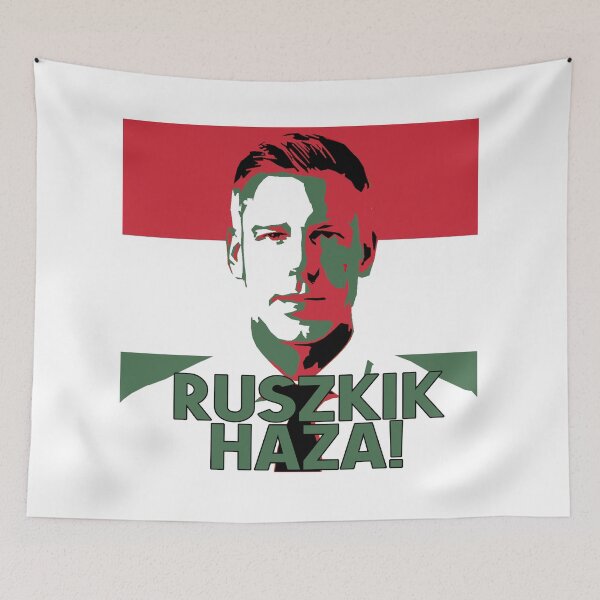 Item preview, Ruszkik Haza! with Magyar and flag designed and sold by Happie Kids.