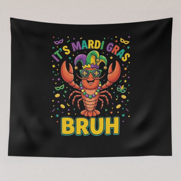 Item preview, It's Mardi Gras Bruh Louisiana Party Celebration designed and sold by FormalDehyena.