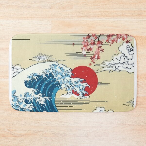 Item preview, Katsushika Hokusai  (9) - Katsushika Hokusai - The Great Wave Classic Japanese Woodblock Print  designed and sold by Romero Britto.