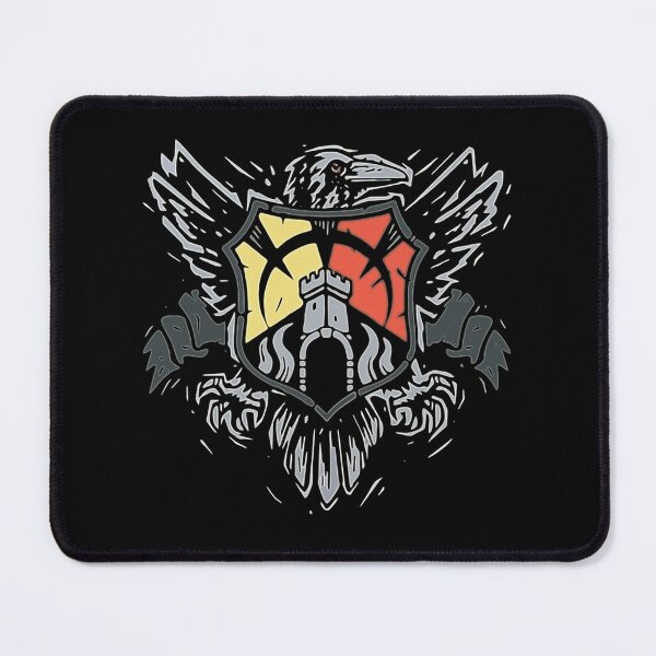 Item preview, Darkest Dungeon Crest Raven Heraldry designed and sold by mikrefaa.