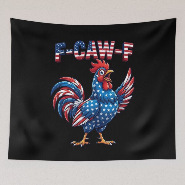 Item preview, F-Caw-F American Patriotic Rooster Freedom Lover designed and sold by FormalDehyena.
