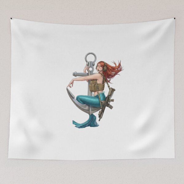 Item preview, Tactical Mermaid: Deep Sea Operator designed and sold by RAWLIFEGRAPHIC.