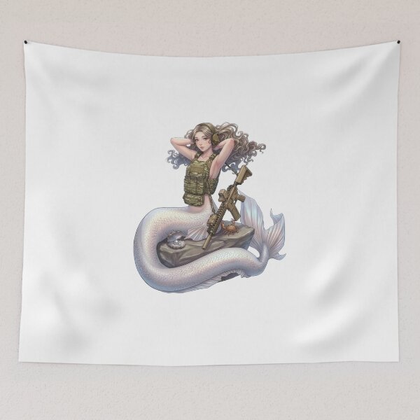Item preview, Tactical Mermaid: Deep Sea Operator designed and sold by RAWLIFEGRAPHIC.