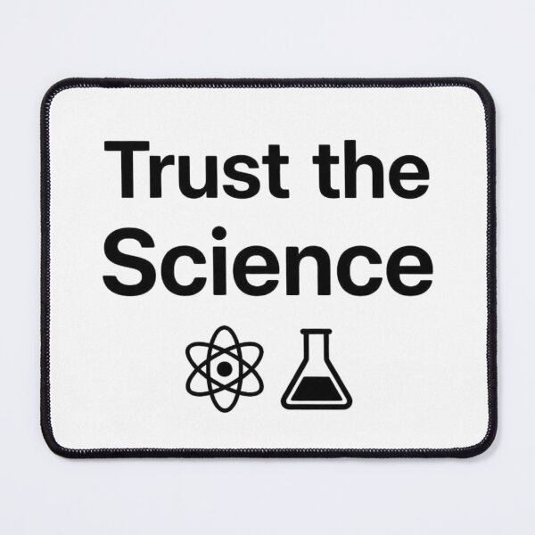 Item preview, Trust the Science Minimalist Typography Shirt | Science Lover STEM Gift designed and sold by Amr Darwish Graphic designer.