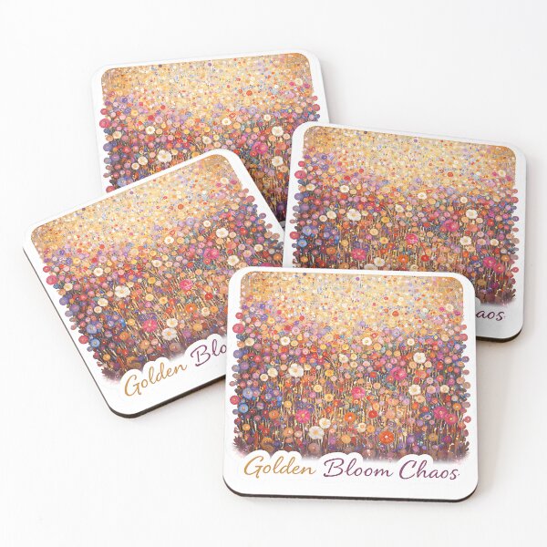 Item preview, Golden Bloom Chaos Sticker designed and sold by Jaideep Walia.