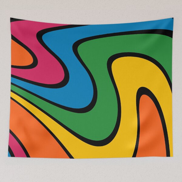 Item preview, Groovy MCM Retro Waves designed and sold by tonymagnerart.