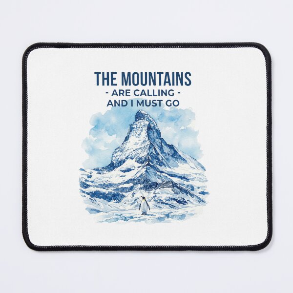 Item preview, The Mountains Are Calling And I Must Go | Mountain Hiker Adventure Traveler designed and sold by FormalDehyena.