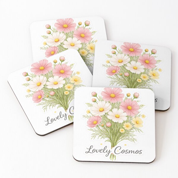 Item preview, Lovely cosmos bloom sticker designed and sold by Jaideep Walia.