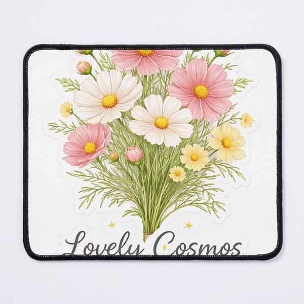 Item preview, Lovely cosmos bloom sticker designed and sold by Jaideep Walia.