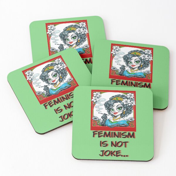 Item preview, Feminism Is Not a Joke Statement Tee designed and sold by anamariafischer.