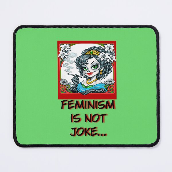 Item preview, Feminism Is Not a Joke Statement Tee designed and sold by anamariafischer.