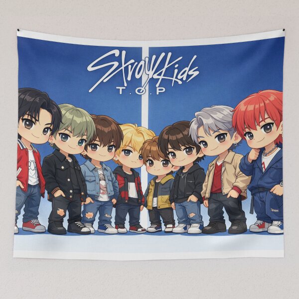 Item preview, Chibi Stray Kids group portrait designed and sold by CharmingFlowers.