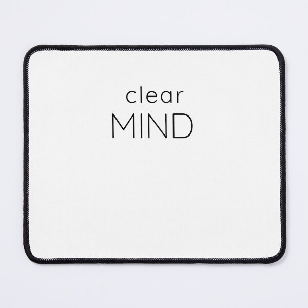 Item preview, Clear Mind – Minimal Calm Focus Quote designed and sold by Stillpath Co..