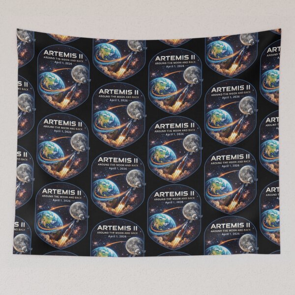 Item preview, Artemis 2 Journey Around the Moon and Back  designed and sold by MaidenIRK.
