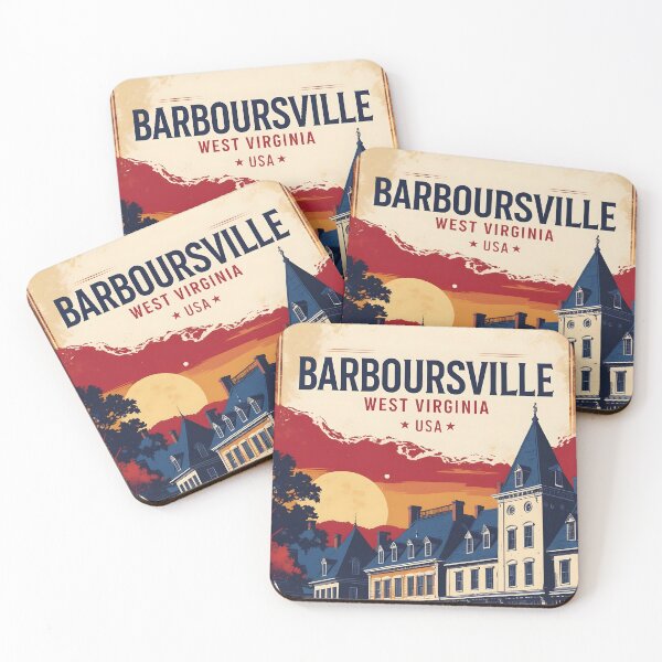 Item preview, Barboursville West Virginia 1950s USA Vintage Travel Tourism designed and sold by TravelersGems.