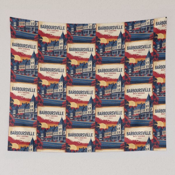 Item preview, Barboursville West Virginia 1950s USA Vintage Travel Tourism designed and sold by TravelersGems.