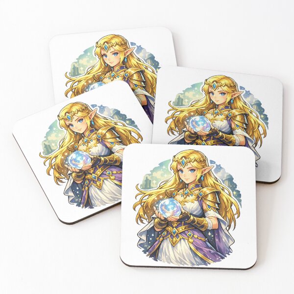 Item preview, Fantasy Princess Magic Zelda Sticker designed and sold by Mystic Wild Studio.