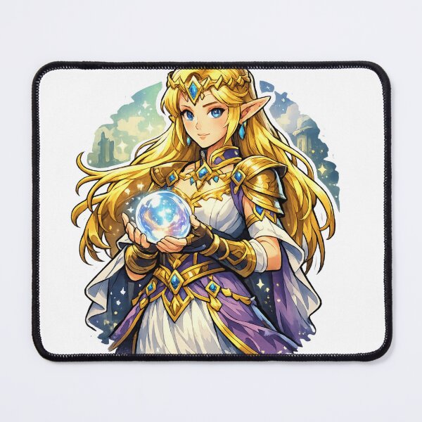 Item preview, Fantasy Princess Magic Zelda Sticker designed and sold by Mystic Wild Studio.