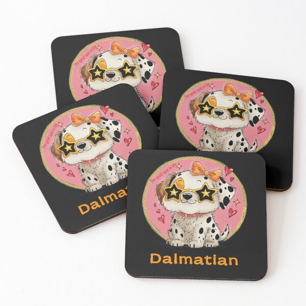 Item preview, Dalmatian Cute Dog T-Shirt | The Good Spot in Life | Funny Dalmatian Lover Gift | Kawaii Spotted Dog Illustration designed and sold by SimoesArtistry.