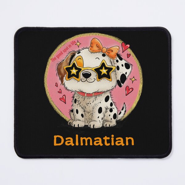 Item preview, Dalmatian Cute Dog T-Shirt | The Good Spot in Life | Funny Dalmatian Lover Gift | Kawaii Spotted Dog Illustration designed and sold by SimoesArtistry.