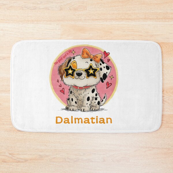 Item preview, Dalmatian Cute Dog T-Shirt | The Good Spot in Life | Funny Dalmatian Lover Gift | Kawaii Spotted Dog Illustration designed and sold by SimoesArtistry.