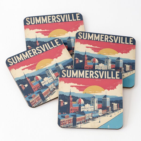 Item preview, Summersville West Virginia 1950s USA Vintage Travel Tourism designed and sold by TravelersGems.