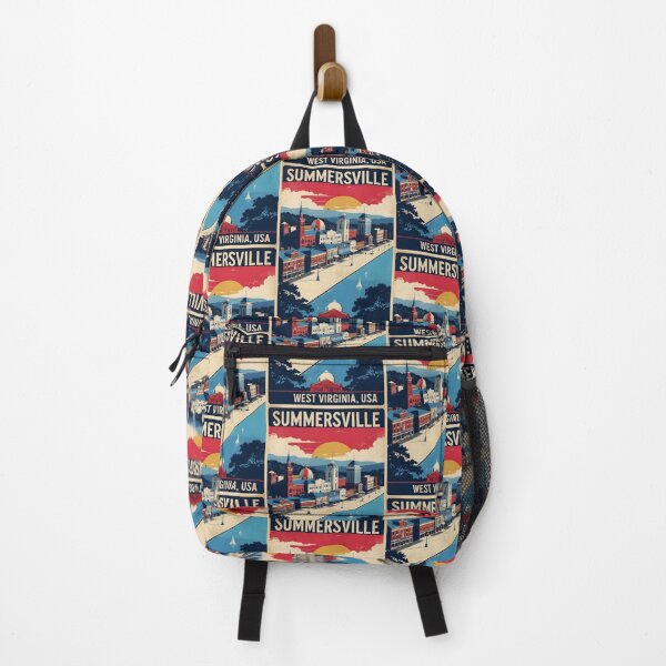 Item preview, Summersville West Virginia 1950s USA Vintage Travel Tourism designed and sold by TravelersGems.