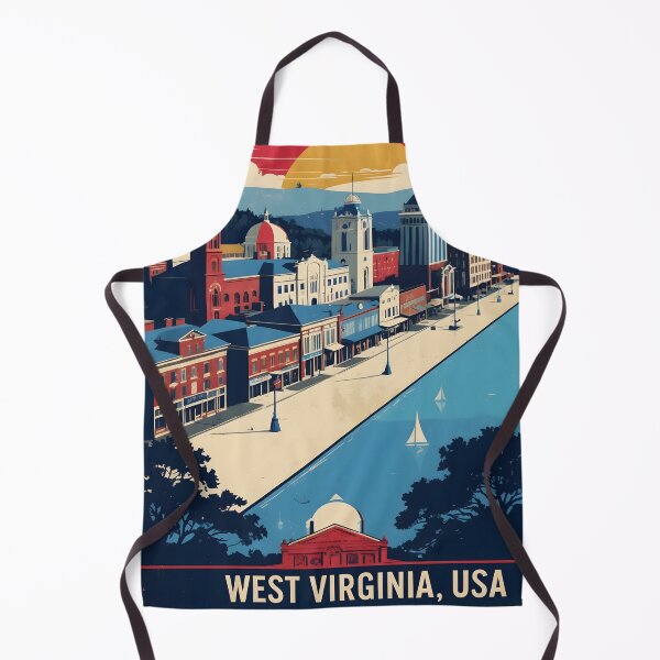Item preview, Summersville West Virginia 1950s USA Vintage Travel Tourism designed and sold by TravelersGems.