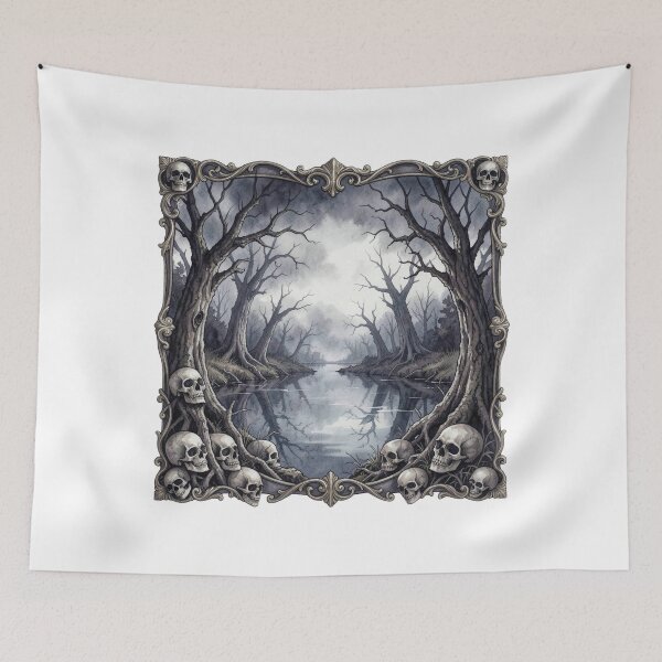 Item preview, Dead lake and skulls designed and sold by Tragedyshop.